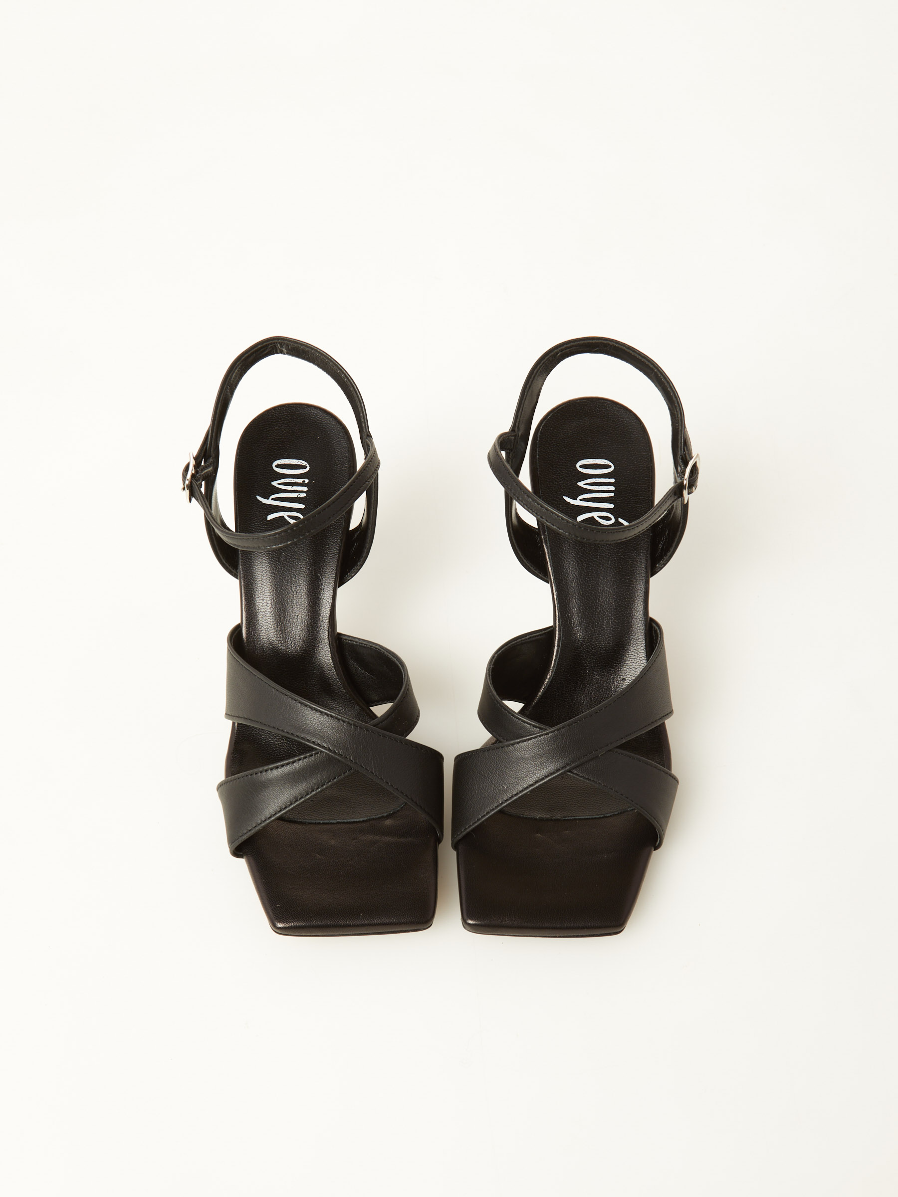 ovy&#233; shop online Leather Heel Sandal F0545554-0583 Sconti